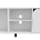 TV Stand for TV&#180;s up 70" Estocolmo, Four Open Shelves, White Finish B092122921