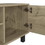 TV Stand for TV&#180;s up 43" Three Open Shelves Fredericia, One Cabinet, Light Oak Finish B092122931