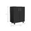 Storage Cabinet Lions, Double Door and Casters, Black Wengue Finish B092122981