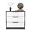 3 Drawers Dresser Maryland, Superior Top, Smokey Oak / White Finish B092122998