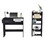 Home Office Set Caldwell, Keyboard Tray, Black Wengue Finish B092123046