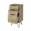 Light Dresser Skyoner, Hairpin Legs, Superior Top,Three Drawers, Light Oak Finish B092123074