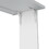 Foldable Table Tacoma, Seven Interior Shelves, White Finish B092123081