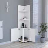 Freestanding cabinet Kairatu, One Drawer, White Finish B092123125