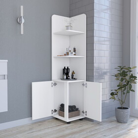 Freestanding cabinet Kairatu, One Drawer, White Finish B092123125