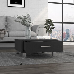 Coffee Table Albuquerque, One Drawer, Black Wengue Finish