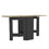 Folding Dining Table Evart, Living Room, Black / Macadamia B092142799