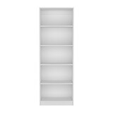Bookcase 4-Shelves Benzoni, Office, White B092142821