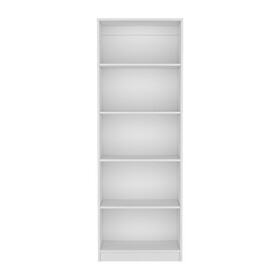 Bookcase 4-Shelves Benzoni, Office, White B092142821