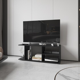 Entertainment Center Barton, Living Room, Black B092P238705