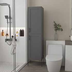 Linen Cabinet Hopewell, Bathroom, Matt Gray B092P238716