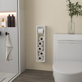 Toliet Paper Holder Magna, Bathroom, White B092P238744