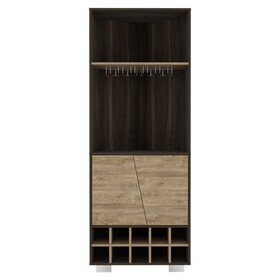 Corner Bar Cabinet Albarr, Living Room, Dark Oak / Pine B092S00001