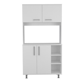 Pantry Cabinet Delaware, Kitchen, White B092S00047
