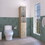 Linen Cabinet Epic, Bathroom, Light Pine / White B092S00054