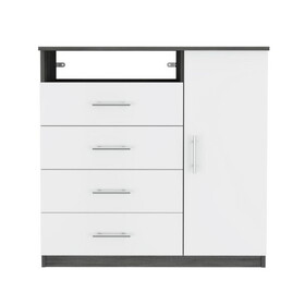 Dresser Beaufort, Bedroom, Smokey Oak / White B092S00059