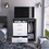 Dresser Beaufort, Bedroom, Smokey Oak / White B092S00059