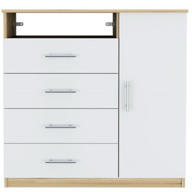 Dresser Beaufort, Bedroom, Light Oak / White B092S00068