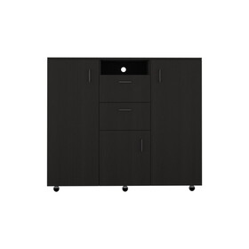 Double Door Cabinet Dresser Quizz, Bedroom, Black B092S00112