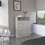 Four Drawer Dresser Wuju, Bedroom, Light Gray / White B092S00145