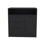 Drawer Dresser Torrey, Bedroom, Black B092S00167