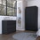 Lewes 2 Piece Bedroom Set, Dresser + Armoire, Black B092S00219