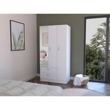 Armoire Haddam, Bedroom, White B092S00259