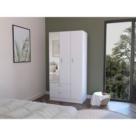 Armoire Haddam, Bedroom, White B092S00259