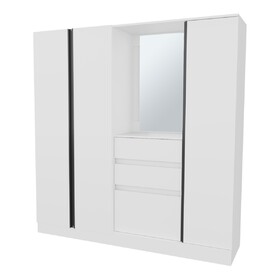 Minden Armoire, Bedroom, White B092S00287