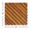 Dashiell 12-Diagonal Slat Acacia Interlocking Deck Tile (Set of 10 Tiles) B093121176