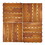 Damian 4-Slat Acacia Interlocking Deck Tile (Set of 10 Tiles) B093121177