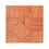 Kaia 8-Slat Reddish Brown Wood Interlocking Deck Tile (Set of 10 Tiles) B093121179