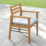 Carlton Honey Patio Wood Dining Chair B093121206