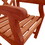 Lidwina Reddish Brown Tropical Wood Patio Armchair B093121210