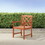 Heraldo Reddish Brown Tropical Wood Patio Armchair B093121219