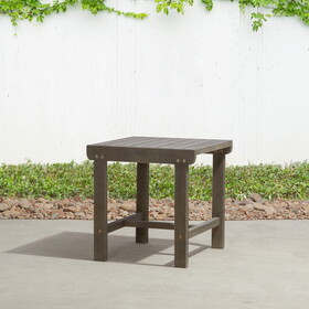 Caladesi Poolside Grey-washed Vintage Wood Side Table B093121223