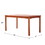Caladesi Reddish Brown Rectangular Coastal Wood Patio Dining Table for 6 Seaters B093121230