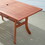 Kyrstin Reddish Brown Tropical Wood Patio Dining Table for 6 Seaters B093121233