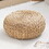 Ludmila Water Hyacinth Woven Tatami Floor Cushion - for Zen, Meditation, Yoga and Home Decoration - 16" x 16" x 6" - Natural Brown B093P169696