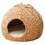 Gertrude Water Hyacinth Woven Wicker Round Cat Bed Cave with Handles - 18" x 18" x 18" - for Any Size Cat Breeds, Chihuahua and Use with Cat Tower B093P169697