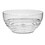 Designer Swirl Clear Acrylic Large Bowl, Break Resistant Premium Acrylic Round Serving Bowl for Party's, Snacks, or Salad Bowl, BPA Free B095120317