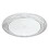Designer Swirl 12" Acrylic Clear Dinner Plates Set of 4, Crystal Clear Unbreakable Acrylic Dinner Plates for All Occasions BPA Free Dishwasher Safe B095120318