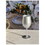 Designer Metallic Silver Color Acrylic Wine Glasses Set of 4 (12oz), Premium Quality Unbreakable Stemmed Acrylic Wine Glasses for All Purpose Red or White Wine B095120320