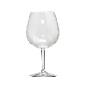 Designer Tritan Clear Wine Glasses Set of 4 (23oz), Premium Quality Unbreakable Stemmed Acrylic Wine Glasses for All Purpose Red or White Wine B095120356
