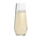 Designer Tritan Lexington Clear Champagne Flutes Set of 4 (9oz), Premium Quality Unbreakable Stemless Acrylic Champagne Flutes for All Champagnes B095120365