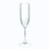 Designer Tritan Hammer Clear Champagne Flutes Set of 4 (6oz), Premium Quality Unbreakable Stemmed Acrylic Champagne Flutes for All Champagnes B095120370