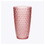 Designer Acrylic Diamond Cut Pink Drinking Glasses Hi Ball Set of 4 (19oz), Premium Quality Unbreakable Stemless Acrylic Drinking Glasses for All Purpose B095120377