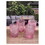 Designer Acrylic Paisley Pink Drinking Glasses DOF Set of 4 (13oz), Premium Quality Unbreakable Stemless Acrylic Drinking Glasses for All Purpose B095120383