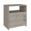 DEPOT E-SHOP Omaha Nightstand, Single Door Cabinet, Metal Handle, One Shelf, Superior Top, Light Gray B097120602