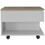 DEPOT E-SHOP Babel Lift Top Coffee Table, Casters, One Shelf, White / Light Oak B097132912